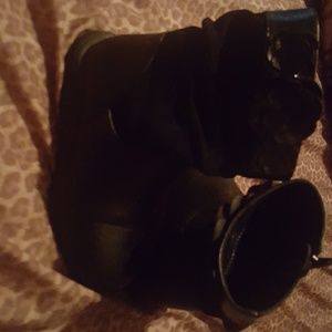 Black Sparkle Toddler Boots